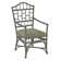 Chaise avec accoudoirs Chippendale