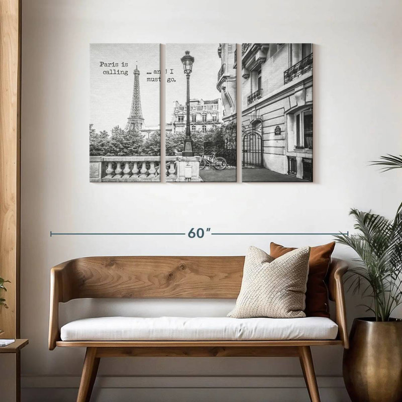 Rorry Paris Is Calling, 28" H x 45" W