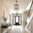 6 - Light Dimmable Lantern Rectangle Chandelier-799061083