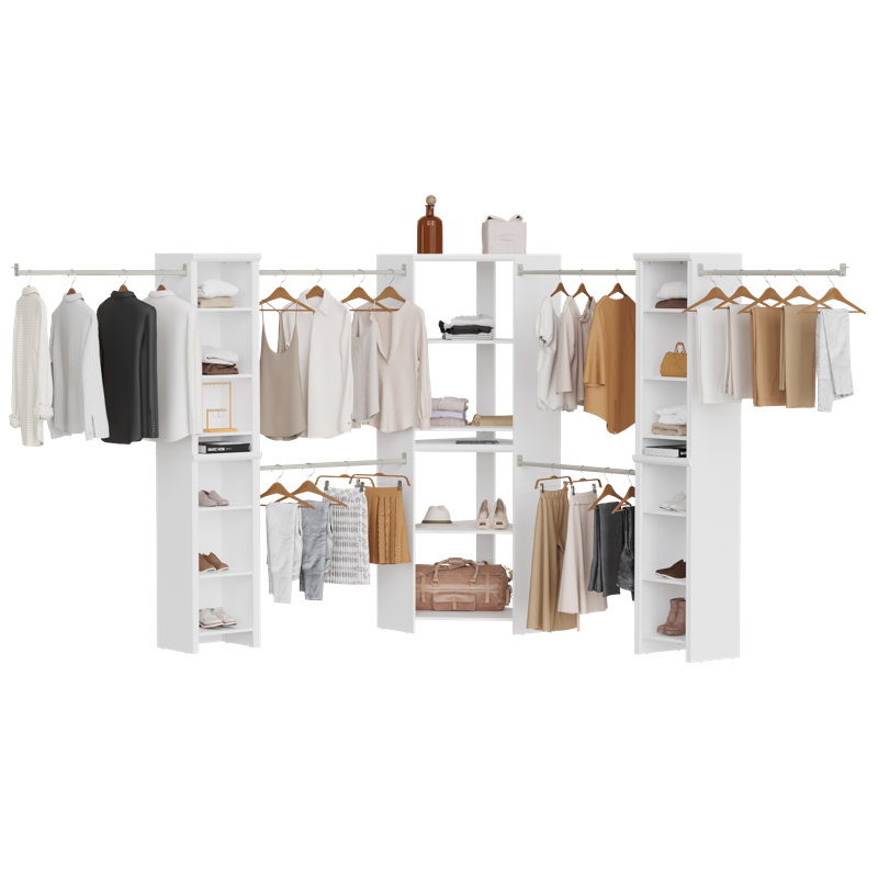 Tour de garde-robe avec tour d'angle Impressions