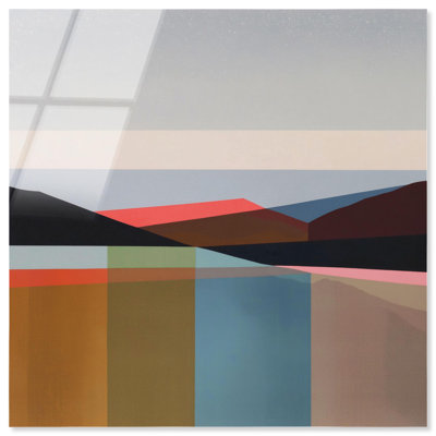 Beauty of a Geometric IV Acrylic Print Modern Wall Decor by Art Remedy, Ready to Hang, 12 x 12