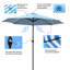 Parasol de marché 9 pi Darrin-142471807