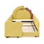 Lit simple pour enfant en forme de dinosaure avec garde-corps de sécurité, structure de lit pour tout-petit en bois massif pour enfants pour chambre à coucher, tissu Boucle