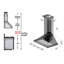 ZLINE Hotte murale à évent convertible Designer Series (8KBB-42)-21581854