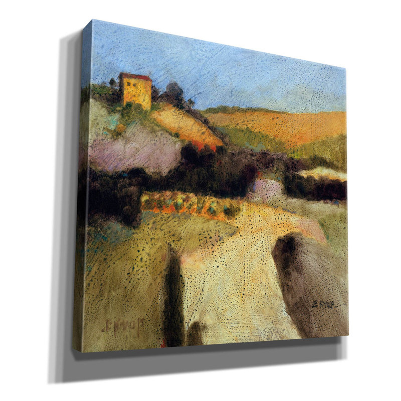 «Castello Pastine 1» par J.E. Knauf, art mural sur toile, H 37 po x l 37 po x P 1,5 po