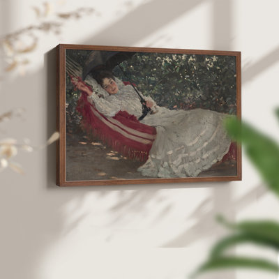 Motif floral rétro - Cxxvi - reproduction encadrée