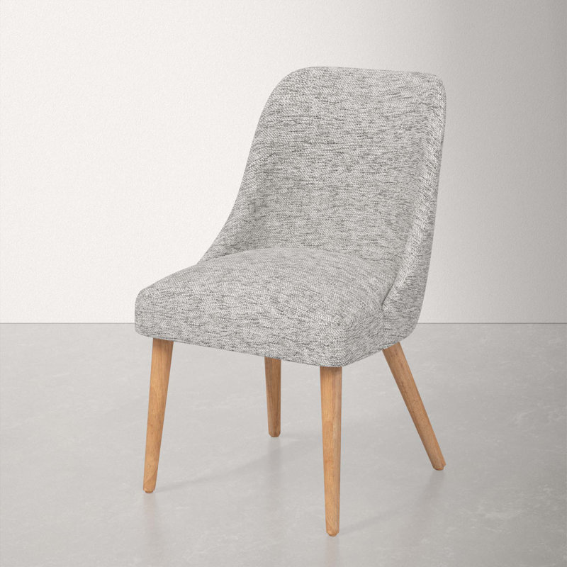 Chaise en bois massif Lozelle, Bois naturel, Jet Milsap