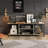 TV Stand up to 65 Inch TV, 55" Entertainment Center, Industrial TV Console with Open Storage Shelf-879999761