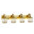 Modern Crystal Bathroom Vanity Lights Gold
