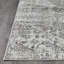 Tapis gris en polypropylène tissé à la main Ariez-1326171353