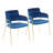 18.25'' H Velvet Upholstered Armchair-1767266239
