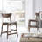 Chastelin Upholstered Counter Stool with Solid Wood Frame