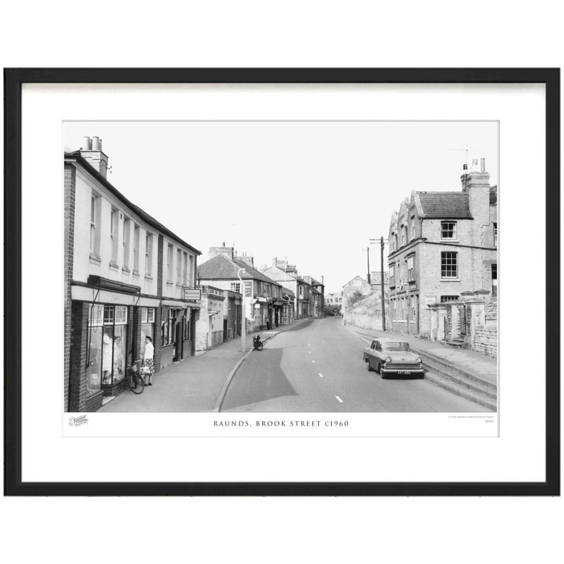 Raunds, Brook Street C1960 - Single Picture Frame Print, 40cm H x 50cm W x 2.3cm D