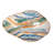 Organic Spectrum Stoneware Footed Bowl