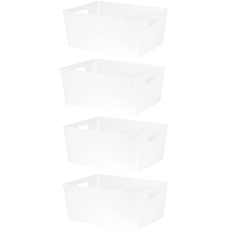 Wham Studio Basket Rectangular, White