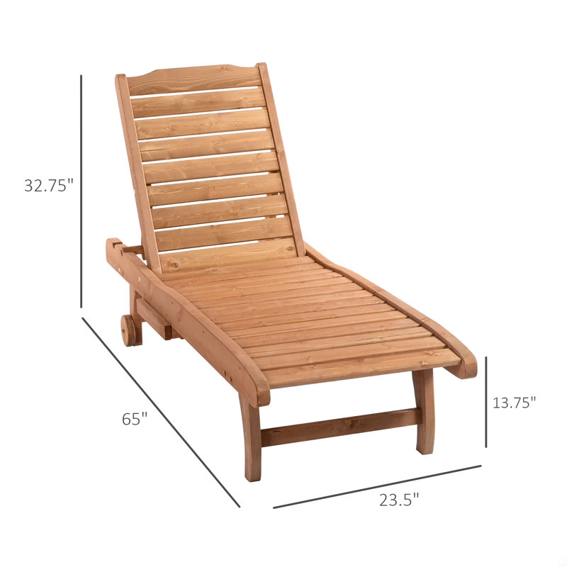 Chaise longue d'extérieur pour chaise longue, table intégrée, dossier inclinable