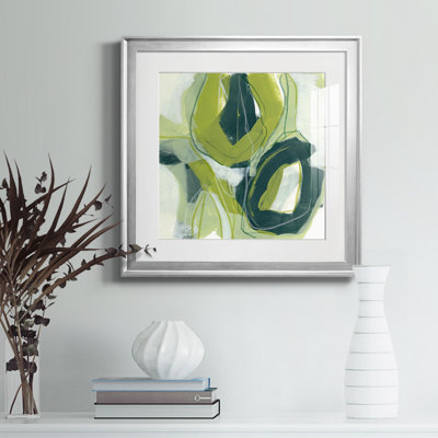 " Verdigris Motion II " Painting Print