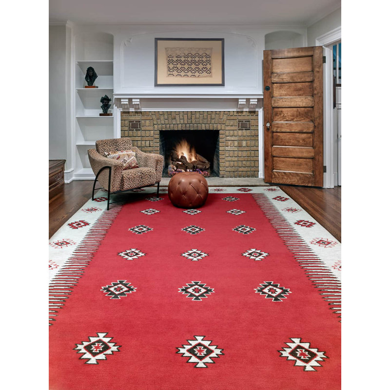 Mesa Wool Southwestern Area Rug, Runner 3' x 15'