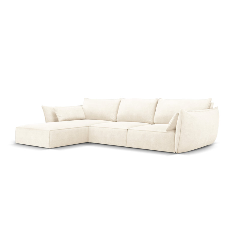 Alisher 4 Seater Corner Sofa , Light Beige