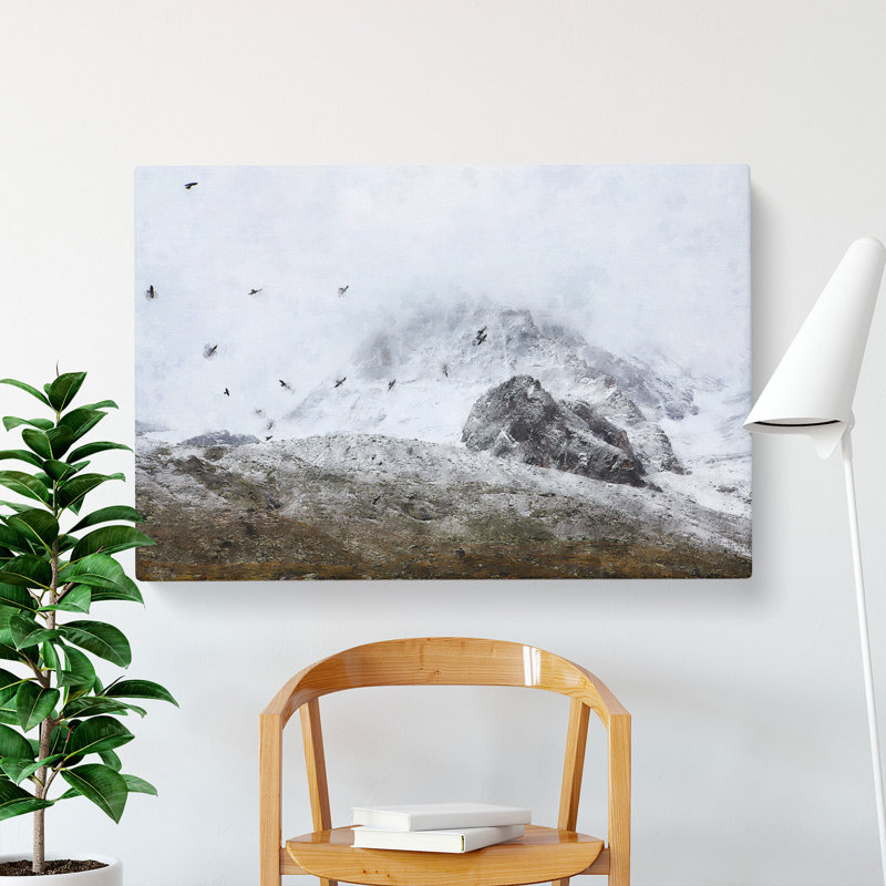 A Flock Of Birds - Wrapped Canvas, 35cm H x 50cm W x 3cm D