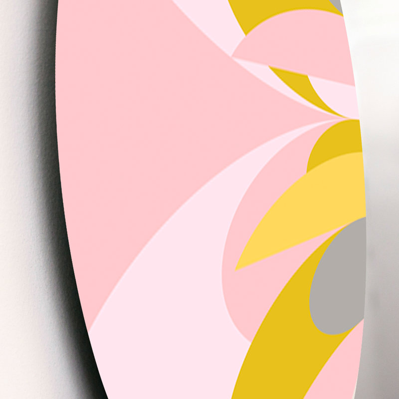 Ensemble de 3 décorations murales rétro à motif circulaire pastel IV