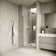 Ausa 36" x 72" Semi-Frameless Bi-Fold Shower Door with CrystalTech Treated 1/4" Tempered, Clear Glass