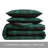 Ensemble d'édredon en coton vert Eddie Bauer Kingston-40789507