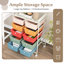 Milin 10 Drawer Storage Drawer with Locking Wheels-299059399