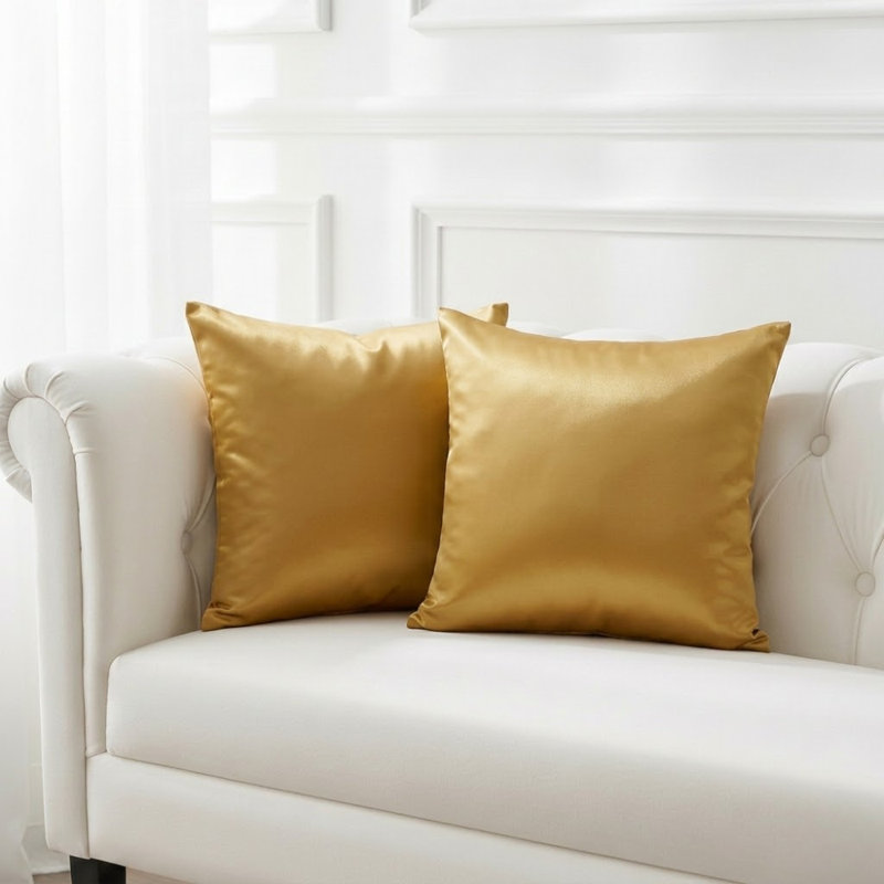 Gold Cushion Cover, Gold