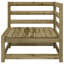 Bergenfield 210cm Wide Wood Patio Sofa