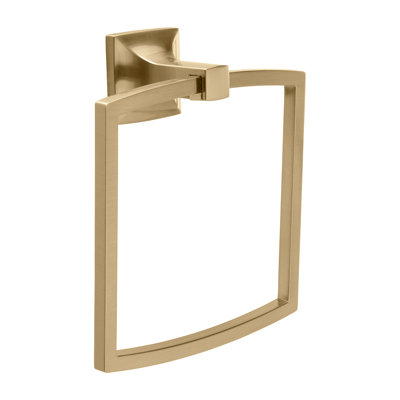 Studio Collection Towel Ring - 7-3/8" x 6-1/2 " Champagne Bronze - Transitional Bathroom Accessory