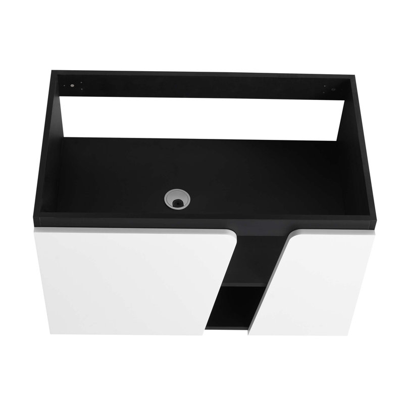 Floating Wall-Mounted Bathroom Vanity  & Soft-Close Cabinet Door