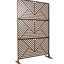 Rust Red Privacy Screen 76"X48", For Deck, Patio - Freestanding 76" H48" W Rustic Metal-125216566