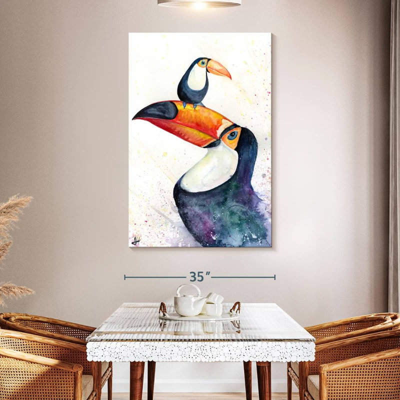 «Brampt Toucan Play That Game», H 51 po x l 34 po