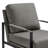Tosheba Lounge Chair Leatherette With Matte Black Frame-750569334
