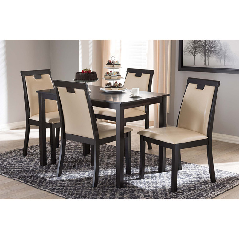 Kaytlen Everalda Modern and Contemporary 5 Piece Dining Set