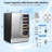 Costway 1 Cubic Feet Freestanding Mini Fridge