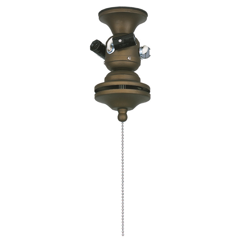 Ventilateur de plafond 3 lumières pour les endroits humides, Bronze huilé