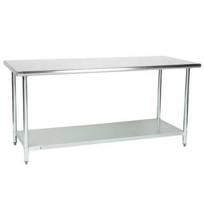 Express KitchQuip 60"W x 24"D Stainless Steel Prep & Work Table