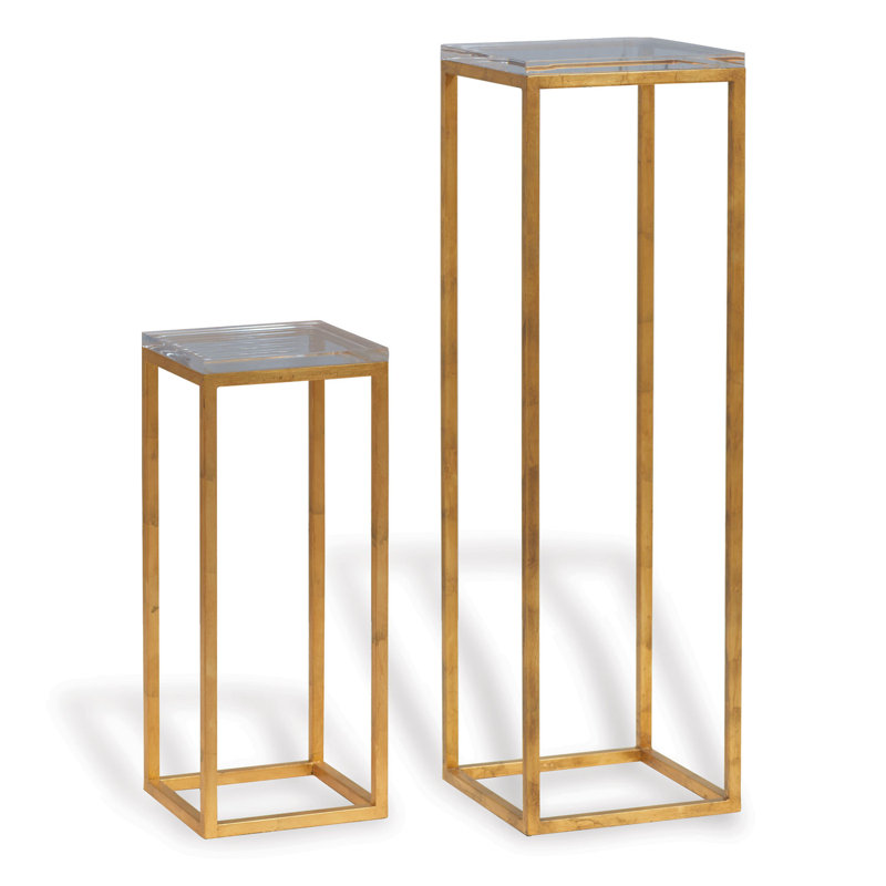 Drake Nesting End Tables, Gold Leaf