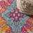 Lathan Bohemian FLAIR Boho Vintage Medallion Blue/Multi Rug-595814632