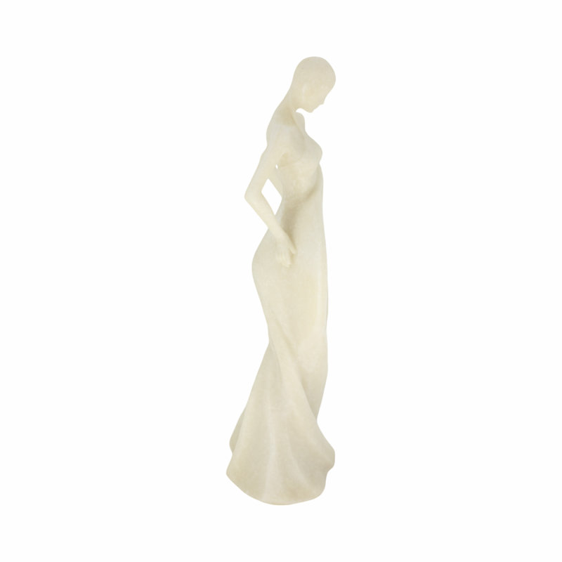 Sagebrook Home 14" Kallos Quartz Resin Woman Statuary