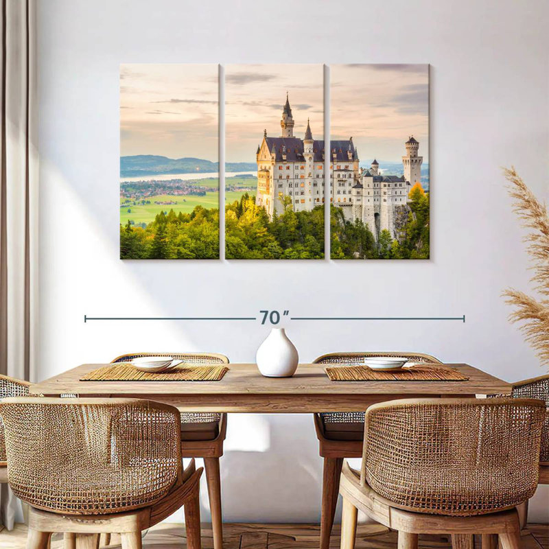 Lilie, château historique de Neuschwanstein, H 36 po x l 57 po