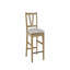 Fauteuil à hauteur de comptoir à lattes-1253891367