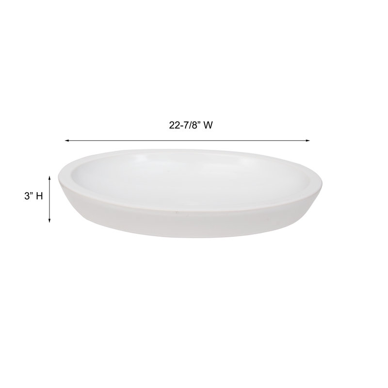Barclay Resort 14.37'' White Vitreous China Oval Bathroom Sink