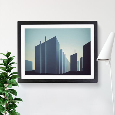 Futuristic Buildings Architecture - Single Picture Frame Print