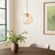 Fika Single Light Glass Dimmable Pendant