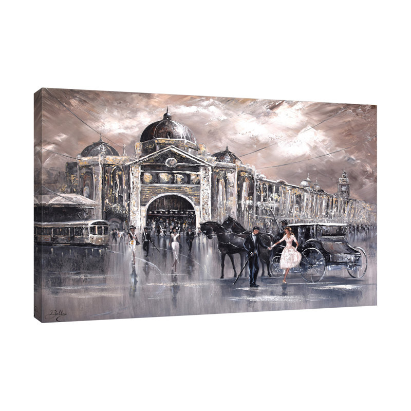 Vintage Flinders by Isabella Karolewicz - Wrapped Canvas Painting, 25 cm H x 38 cm W