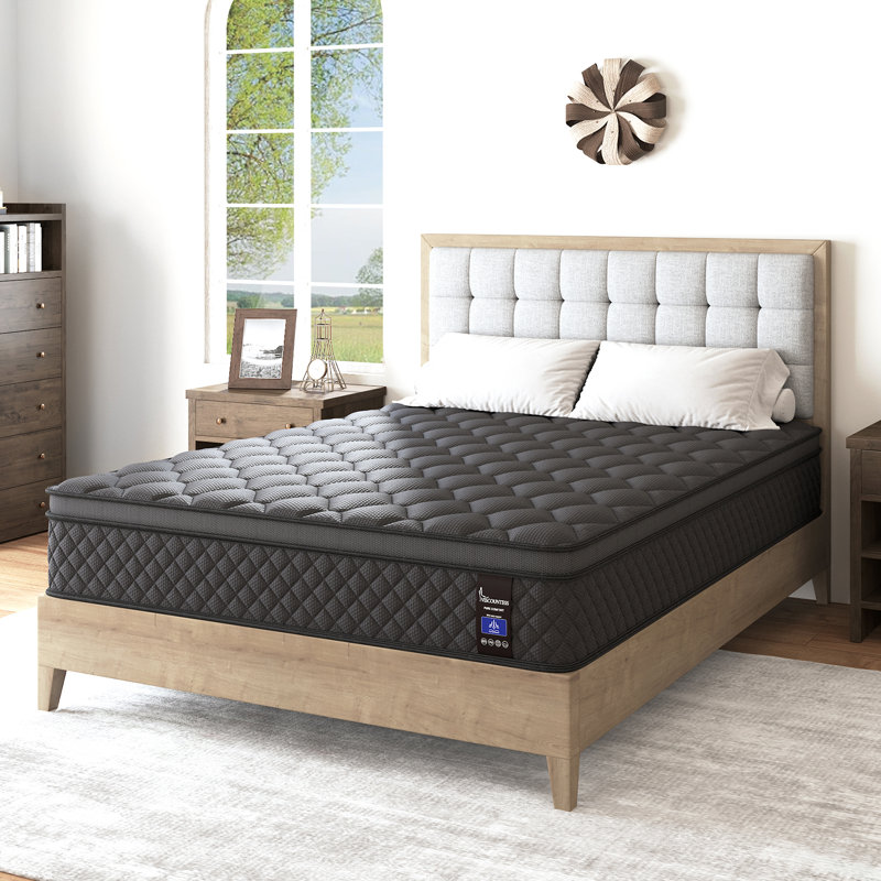 Matelas hybride moyen 9 po / 12 po avec ressorts ensachés en mousse viscoélastique et gel rafraîchissant Bed-in-a-a-Box, 12"