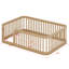 Structure de lit en bois avec clôture-1365557553